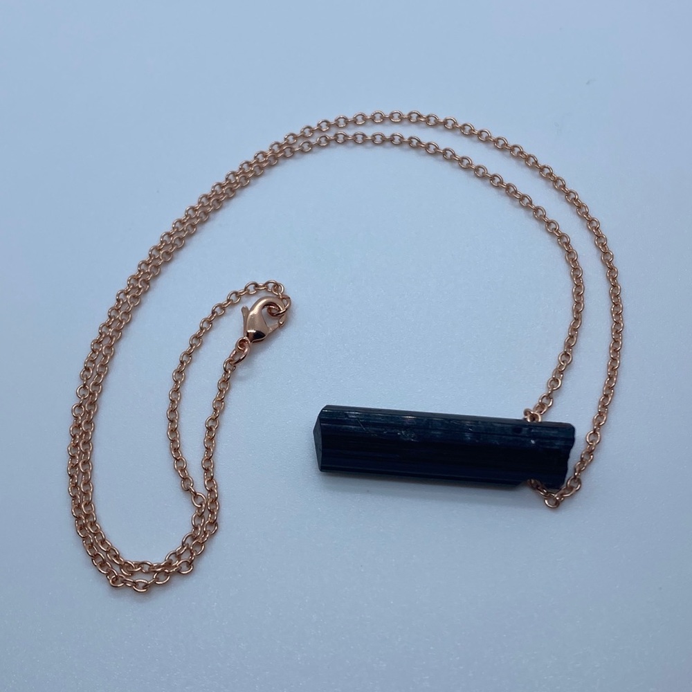 Black tourmaline pendant